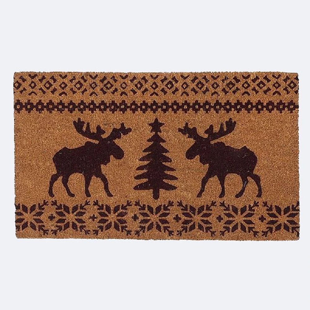 Coir Door Mat-Red Mooses