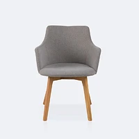 Bella Dining Armchair - Grey
