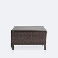 Catalina Coffee Table - Brown Wicker