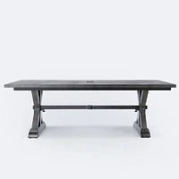 Belvedere 43”x86” Dining Table – Brushed Grey