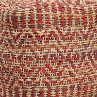 Ruby Pouf