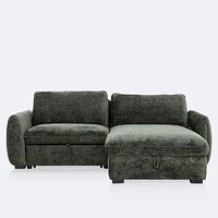 Albus Loveseat Sectional Sleeper - Olive