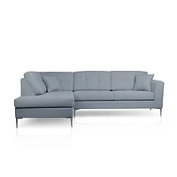 Stirling Left Facing Sectional - Grey