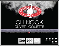 Chinook Duvet - Twin - White