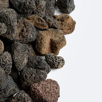 Fire Pit Lava Stones 3 KG - Black