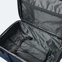 4-Piece Soft Side Spinner Wheels Luggage Set- Navy