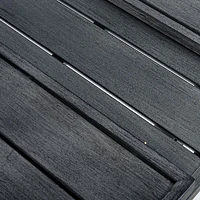 Resort Extendable Table - Brushed Grey