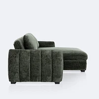 Albus Loveseat Sectional Sleeper - Olive