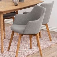 Bella Dining Armchair - Grey
