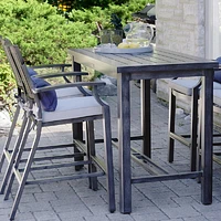 Belvedere Counter Height Chair - Brushed Grey