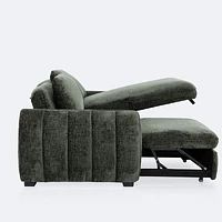 Albus Loveseat Sectional Sleeper - Olive