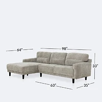 Monica Left - Hand Facing Sectional