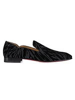 Dandy Chick Velvet Loafers
