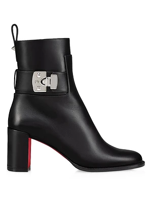Booty Lock 70MM Leather Boots