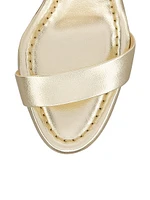 Miss Jane 85MM Leather Sandals