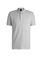 Paddy Polo Shirt with Drop-Needle Stitching
