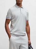 Paddy Polo Shirt with Drop-Needle Stitching