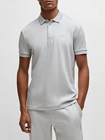 Paddy Polo Shirt with Drop-Needle Stitching