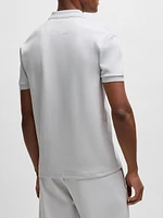 Paddy Polo Shirt with Drop-Needle Stitching