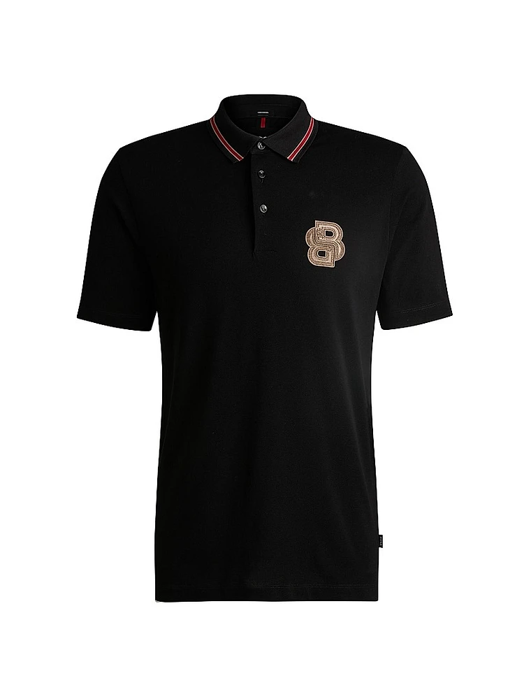 BOSS x Creation of the Gods Mercerised-Cotton Polo Shirt