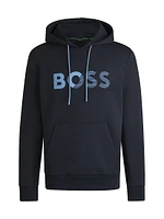 Regular-Fit Hoodie with Logo Print