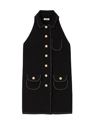 Peter Pan Collar Mini Dress