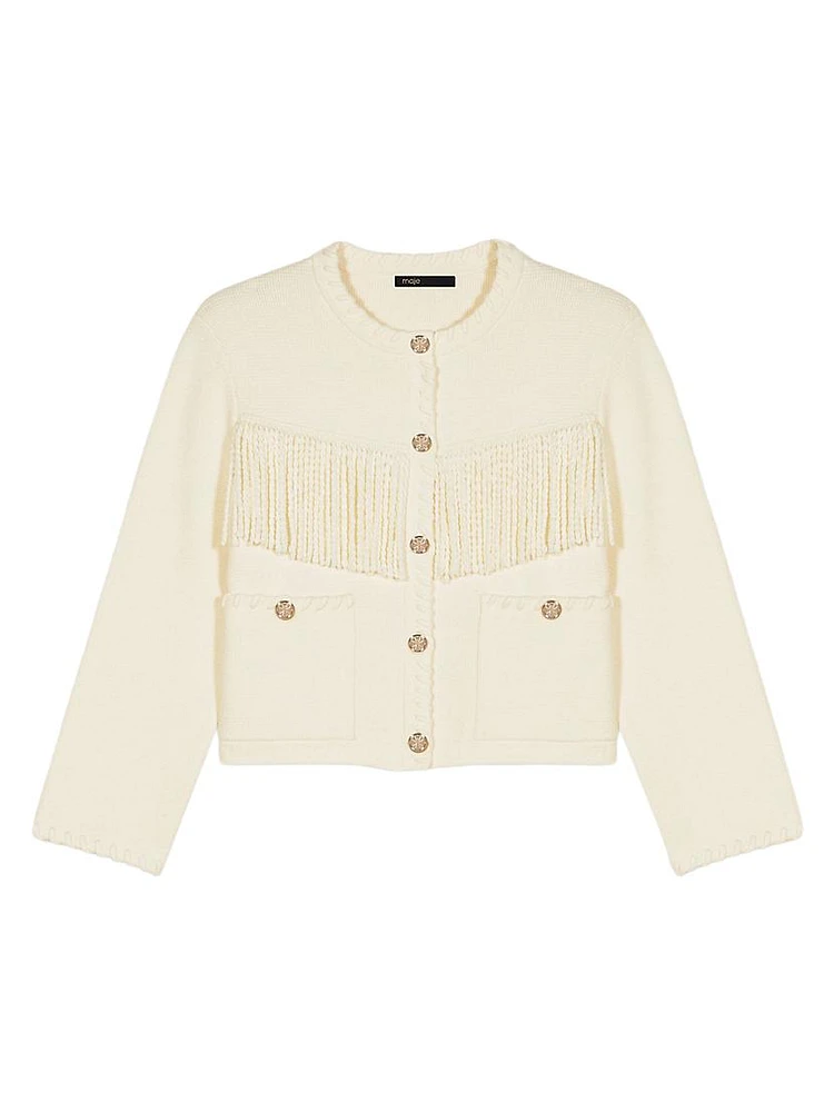 Fringed Cardigan
