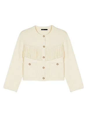 Fringed Cardigan