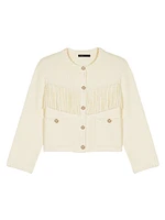 Fringed Cardigan