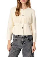 Fringed Cardigan