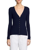 Rib Knit Cardigan