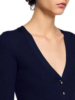 Rib Knit Cardigan