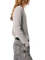 Cardigan with Jewellery Collar