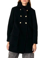 Wool Blend Coat