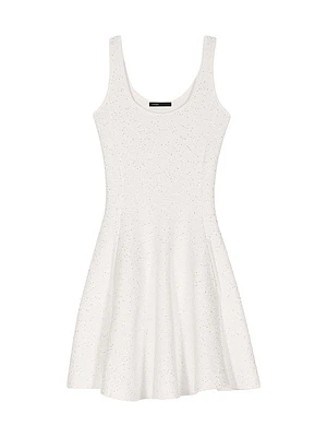 Sequin Knit Mini Dress