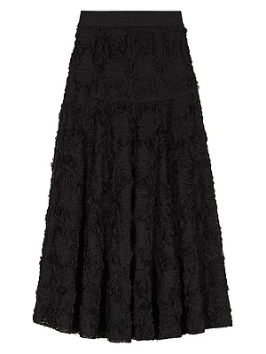 Long Embroidered Skirt