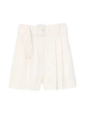 Sequin High-Waisted Shorts