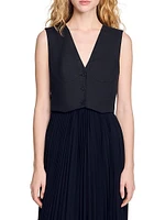 Pleated Maxi Dress