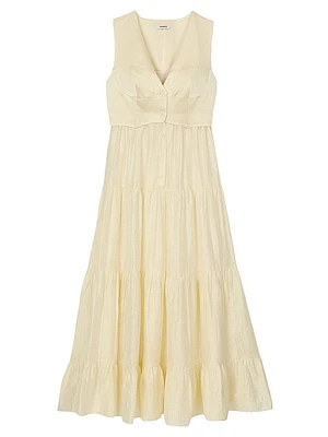 Linen Maxi Dress