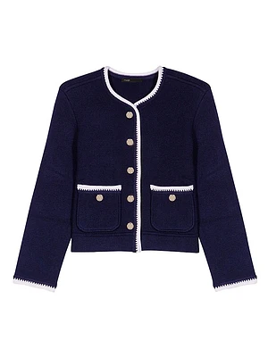 Wool-Blend Cardigan
