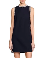 Mini Dress with Rhinestone Details