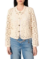Crochet Cropped Cardigan