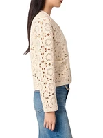 Crochet Cropped Cardigan