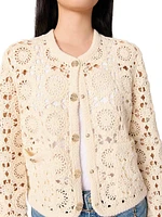 Crochet Cropped Cardigan