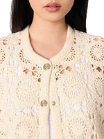 Crochet Cropped Cardigan