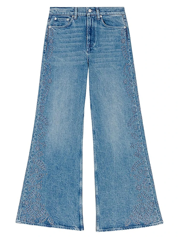Embroidered Jeans