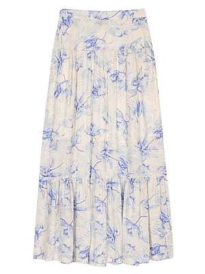 Floral Maxi Skirt