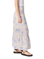 Floral Maxi Skirt