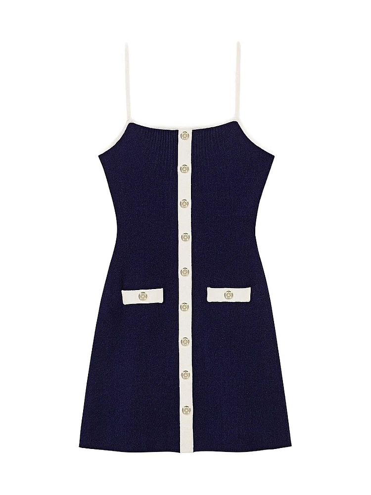 Rib Knit Mini Dress