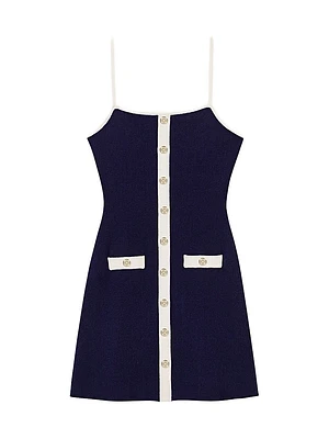 Rib Knit Mini Dress